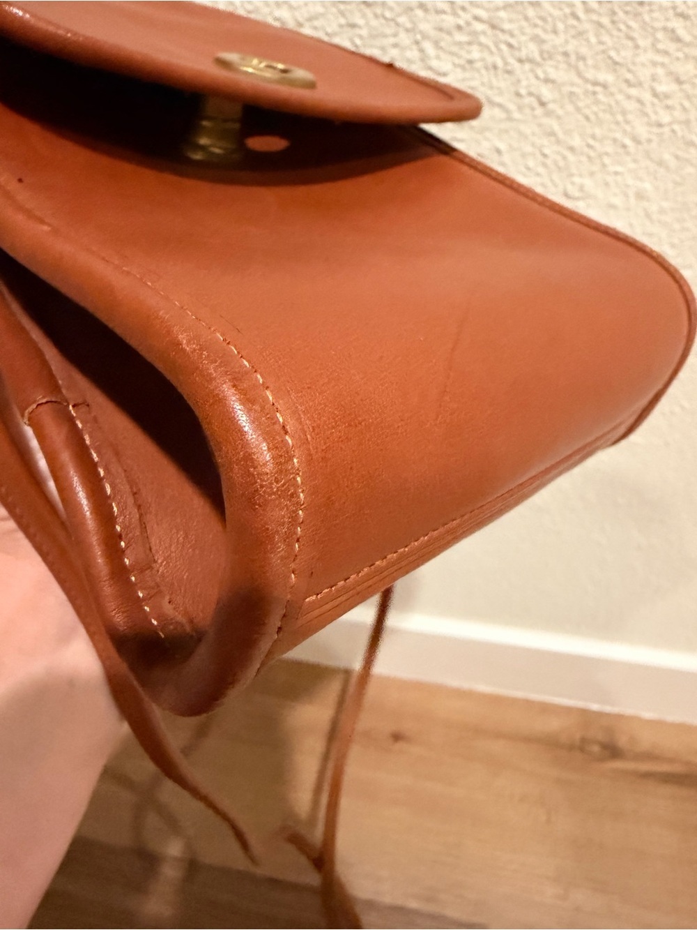 Vintage Coach Scooter Crossbody Bag Brown - Picture 11 of 13